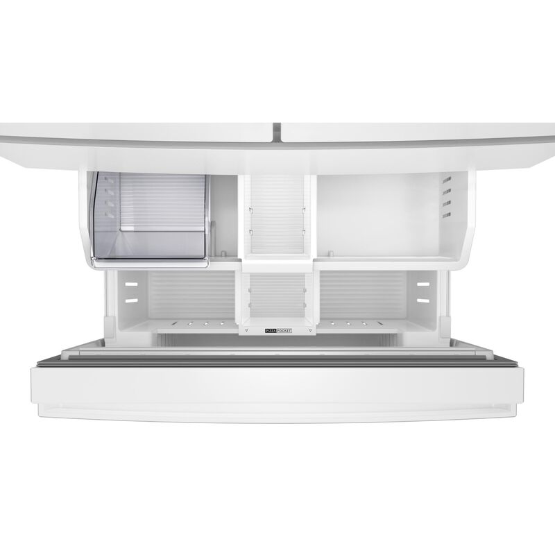 Whirlpool 36 in. 29.8 cu. ft. 4-Door French Door Refrigerator with Internal Water Dispenser - White, White, hires