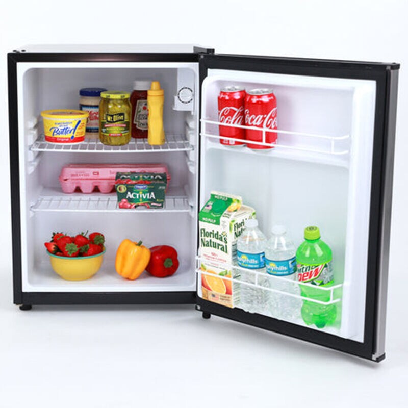 Avanti 19 in. 2.4 cu. ft. Mini Fridge - Stainless Steel, , hires