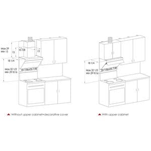 Fotile Prestige 36 in. Ducted Standard Style Range Hood with 1000 CFM, 4 Fan Speeds & 2 LED Lights - Onyx Black, , hires