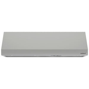 Wolf 60 in. Canopy Pro Style Range Hood, Ducted Venting & 3 Halogen Lights - Stainless Steel, , hires