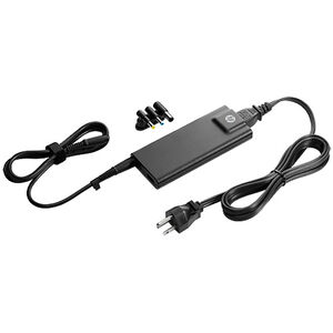 HP 90 Watt Thin and Light USB AC Adapter with 3 Interchangeable Tips, , hires