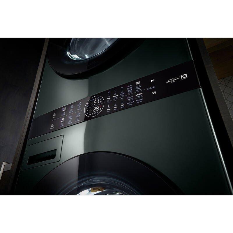 LG 27 in. WashTower with 4.5 cu. ft. Washer with 6 Wash Programs & 7.4 cu. ft. Gas Dryer with 6 Dryer Programs, Sensor Dry & Wrinkle Care - Nature Green, Nature Green, hires