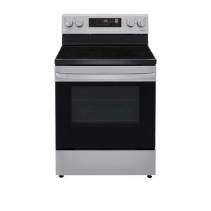 LG 30 in. 6.3 cu. ft. Smart Electric Range with Radiant Burners - Stainless Steel, , hires
