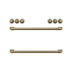 Cafe Range Handle Kit - Brushed Brass, , hires