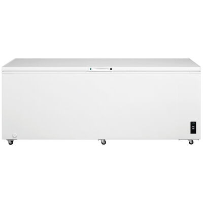 Frigidaire 83 in. 24.8 cu. ft. Chest Freezer with Digital Control - White | FFCL2542AW
