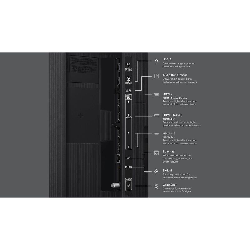 Samsung - 65" Class R85H Micro RGB 4K UHD Smart Tizen TV, , hires