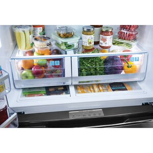 Frigidaire Gallery 36 in. 26.3 cu. ft. 4-Door French Door Refrigerator with Ice & Water Dispenser - Stainless Steel, , hires
