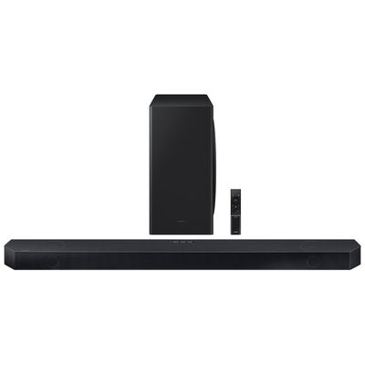 Samsung 3.1.2 Channel Sound Bar with Bluetooth & Wireless Subwoofer - Titan Black | HW-QS730D