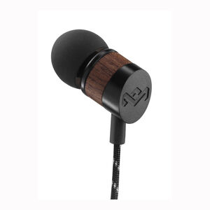 House of Marley Uplift In-Ear Wired Headphones with Apple Control - Midnight, Black, hires