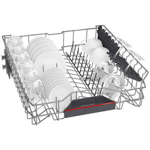 Bosch 800 Series 24 in. Top Control Smart Dishwasher with 42 dBa Sound Level, 3rd-Rack & CrystalDry - Stainless Steel, , hires
