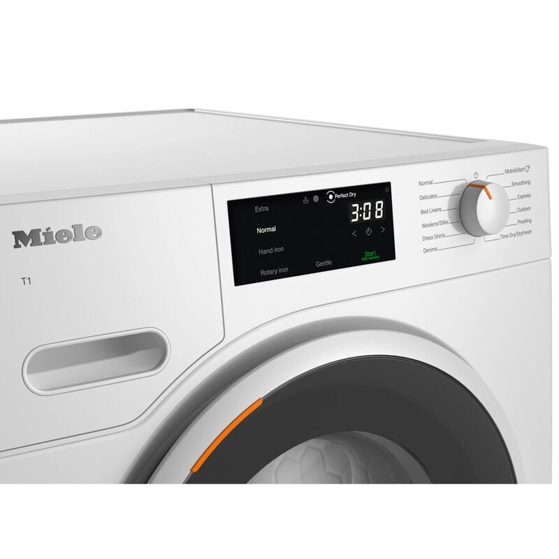 Miele 24 in. 4.0 cu. ft. Smart Stackable Ventless Electric Dryer with Heat Pump & Sensor Dry - Lotus White, , hires