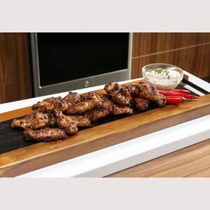 GE Profile 30 in. 6.8 cu. ft. Smart Air Fry True European Convection Double Oven Gas Range with 5 Sealed Burners, Grill & Griddle - Stainless Steel, Stainless Steel, hires