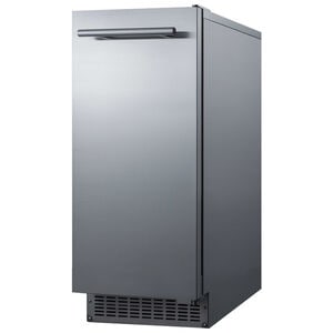 Summit 15 in. Built-In Undercounter Outdoor Commercial-Use Ice Maker with 26 lb. Ice Storage & Auto-Defrost - Stainless Steel, , hires