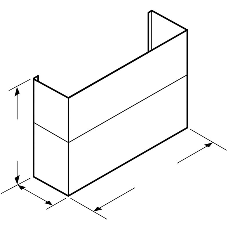 Thermador Duct Cover for Low-Profile Wall Range Hoods, , hires
