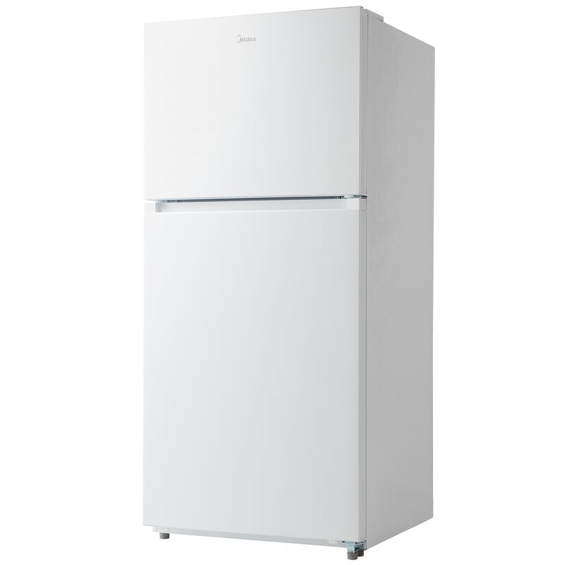 Midea 30 in. 18.1 cu. ft. Garage-Ready Top Freezer Refrigerator - White, White, hires