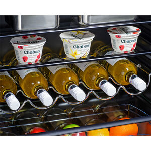 Summit 24 in. 5.0 cu. ft. Undercounter Refrigerator with Adjustable Legs - Stainless Steel, , hires