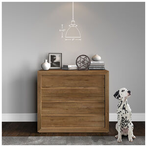 Hudson & Canal Madison 8 in. Pendant with Brass Fixture - Blackened Bronze Shade, , hires