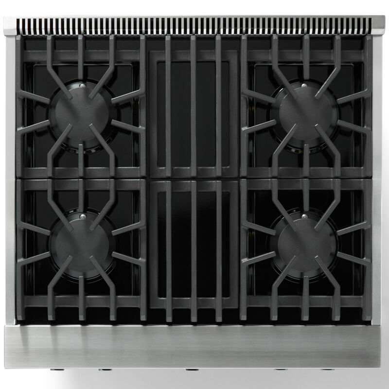 Viking 5 Series 30 in. 4.0 cu. ft. Standard Convection Gas Range with 4 Sealed Burners - Stainless Steel, , hires