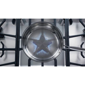 Thermador Masterpiece Series 30 in. 5-Burner Natural Gas Cooktop with Power Burner - Stainless Steel, , hires