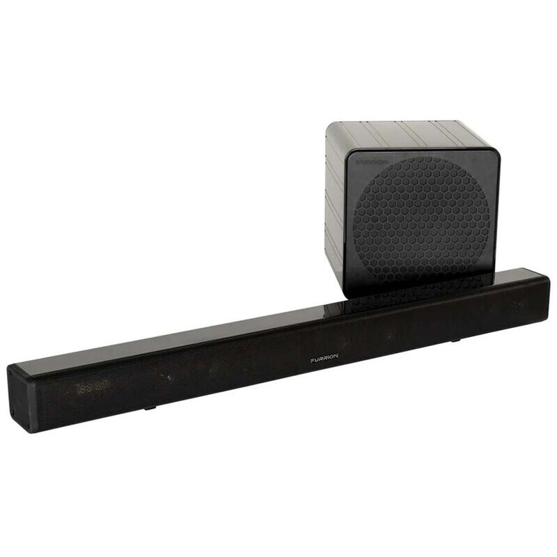 Furrion 2.1 Channel Outdoor Bluetooth Soundbar with Wireless Subwoofer - Black, , hires