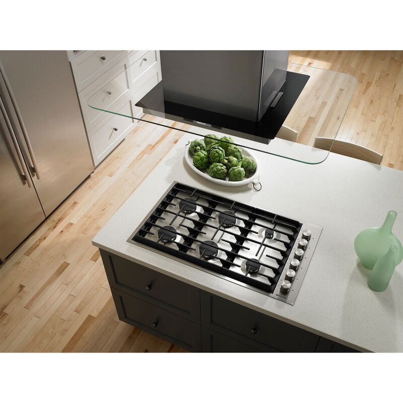 JennAir Euro-Style 36 in. 6-Burner Natural Gas Cooktop with Simmer Burner & Power Burner - Stainless Steel, , hires