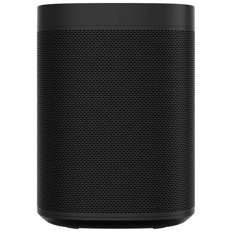Sonos One Wi-Fi Music Streaming Speaker System with Amazon Alexa Voice Control & Google Assistant (Gen 2) - Black, Black, hires