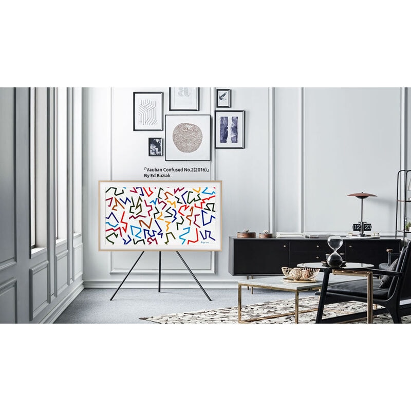 Samsung 32" The Frame Customizable Bezel Compatible with Samsung 2021-2024 The Frame TVs - White, , hires