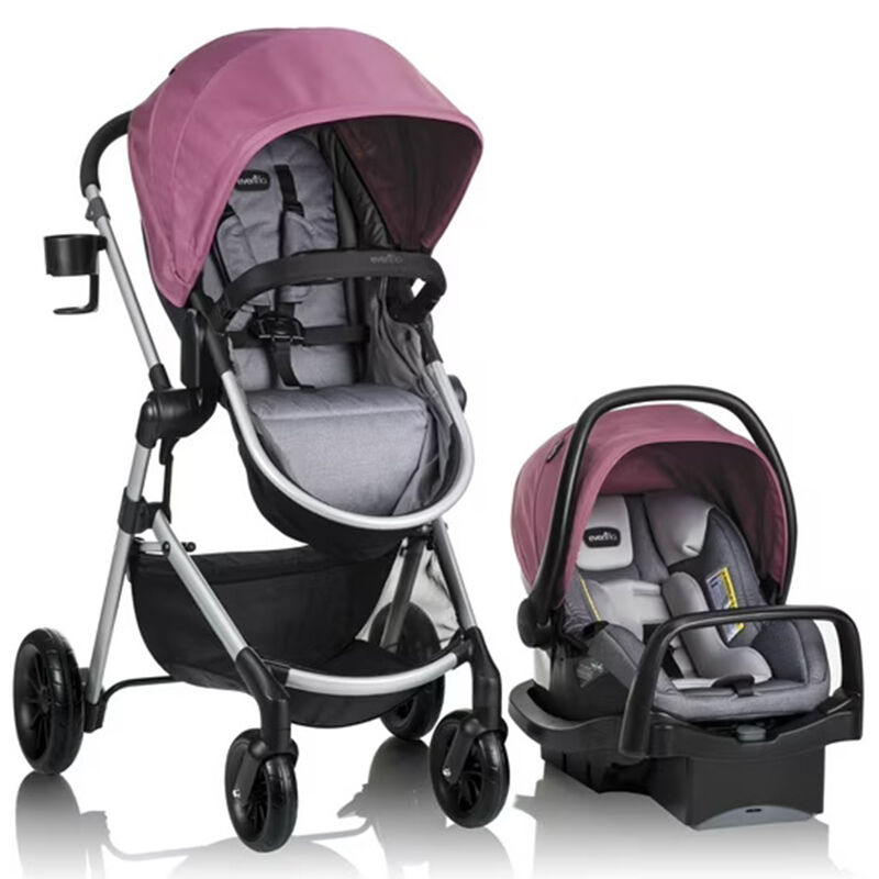 Evenflo Pivot Modular Travel System with LiteMax Infant Car Seat