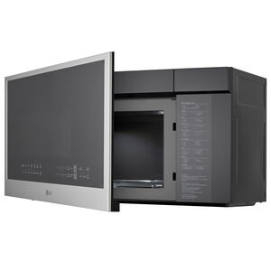 LG 30 in. 2.0 cu. ft. 1050W Smart Over-the-Range Microwave with 400 CFM & Sensor Cooking - PrintProof Stainless Steel, PrintProof Stainless Steel, hires