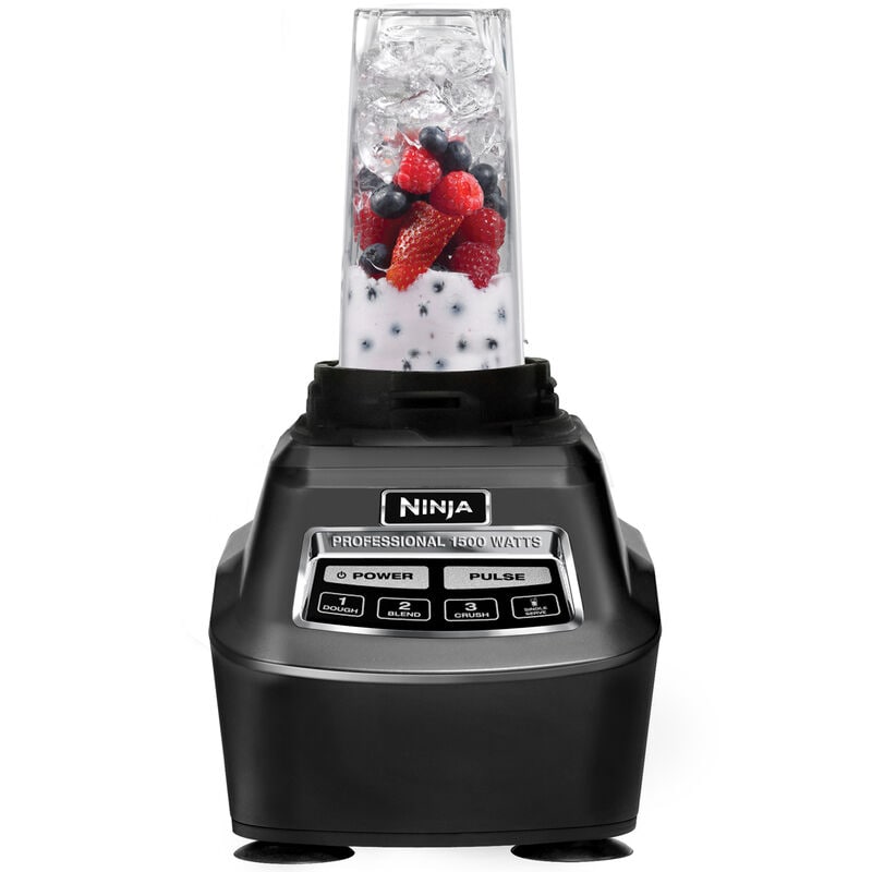 Ninja Mega Kitchen System 72 Ounce 3-Speed Blender with Single Serve Cups & Food Processor Bowl - Black, , hires