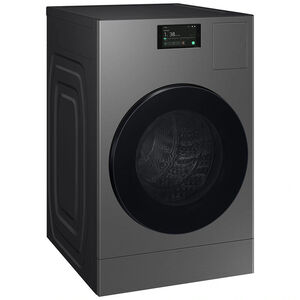 Samsung Bespoke 27 in. 5.3 cu. ft. Smart Electric Front Load Ventless All-in-One AI Combo with Heat Pump, Sanitize & Steam Cycle - Dark Steel, Dark Steel, hires