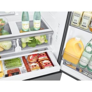 Samsung 36 in. 26.5 cu. ft. Smart Counter Depth French Door Refrigerator with Ice Maker - Fingerprint Resistant Stainless Steel, , hires