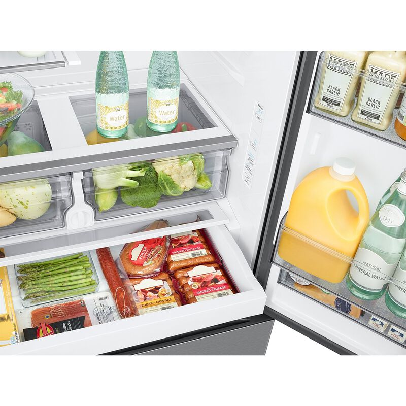Samsung 36 in. 26.5 cu. ft. Smart Counter Depth French Door Refrigerator with Ice Maker - Fingerprint Resistant Stainless Steel, , hires