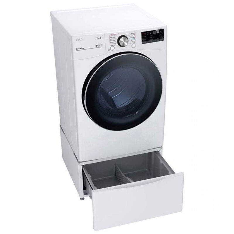 LG 27" 7.4 Cu. Ft. Front Loading Electric Dryer with 14 Dryer Programs, 12 Dry Options, Sanitize