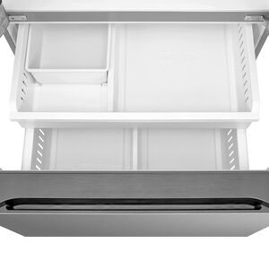 Midea 36 in. 29.3 cu. ft. Smart Garage-Ready French Door Refrigerator with One Touch Auto Fill Water Dispenser - Stainless Steel, , hires