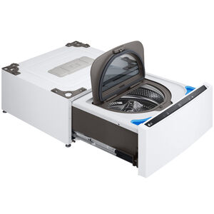 LG SideKick 27 in. 1.0 cu. ft. TwinWash Compatible Pedestal Washer - White, , hires