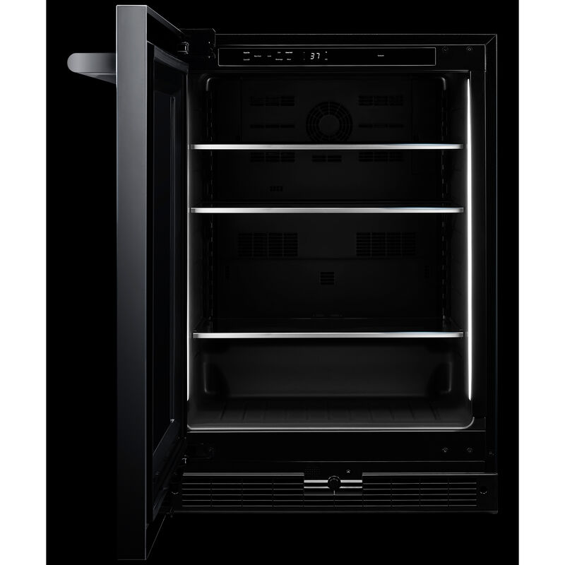 JennAir Rise 24 in. 5.2 cu. ft. Left-Hinged Built-In Undercounter Refrigerator - Stainless Steel, , hires