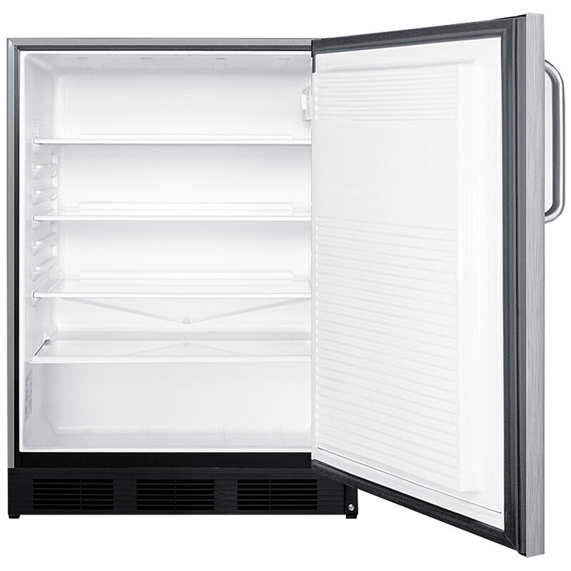 Summit 24 in. 5.5 cu. ft. Outdoor Undercounter Refrigerator - Stainless Steel, , hires