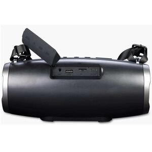 iHome Color Changing Portable Boombox Rechargeable Bluetooth Speaker with Lighting Effects - Black, , hires