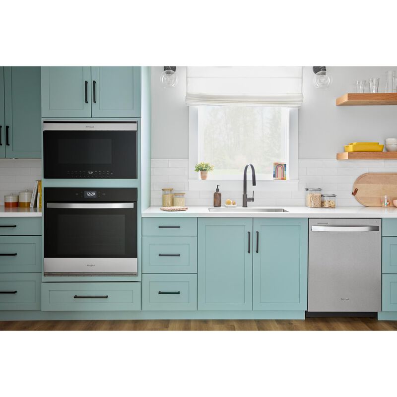 Whirlpool 30 in. 1.1 cu. ft. 1000W Smart Built-In Microwave with Convection & Sensor Cooking - Fingerprint Resistant Stainless, , hires