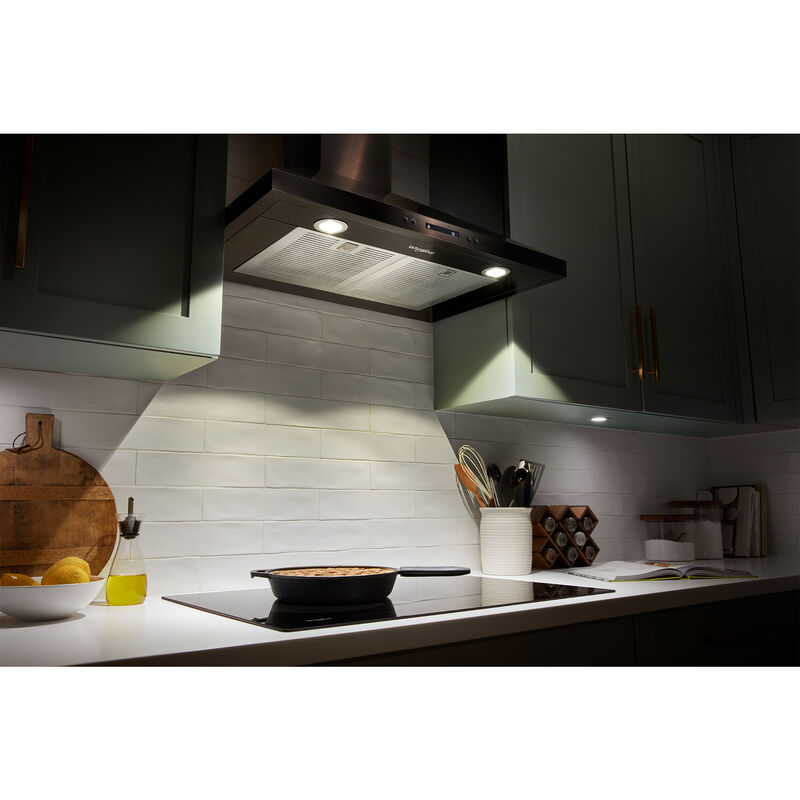 Whirlpool 30 in. Convertible Chimney Style Range Hood with 300 CFM, 3 Fan Speeds & 2 LED Lights - Stainless Steel, , hires