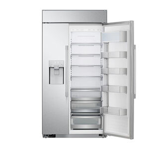 LG Studio 42 in. 25.6 cu. ft. Built-In Smart Counter Depth Side by Side Refrigerator with Ice & Water Dispenser - Stainless Steel, , hires