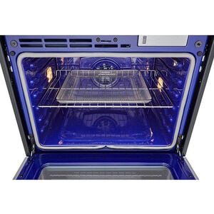 LG Studio 30 in. 9.4 cu. ft. Smart Front Control Speed/ SteamElectric Double Wall Oven with True European Convection - Stainless Steel, , hires