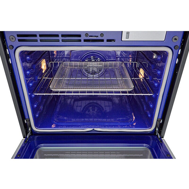 LG Studio 30 in. 9.4 cu. ft. Smart Front Control Speed/ SteamElectric Double Wall Oven with True European Convection - Stainless Steel, , hires