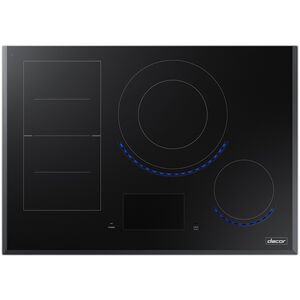 Dacor Contemporary 30 in. 4-Burner Smart Induction Cooktop with Simmer Burner & Power Burner - Black Glass, , hires