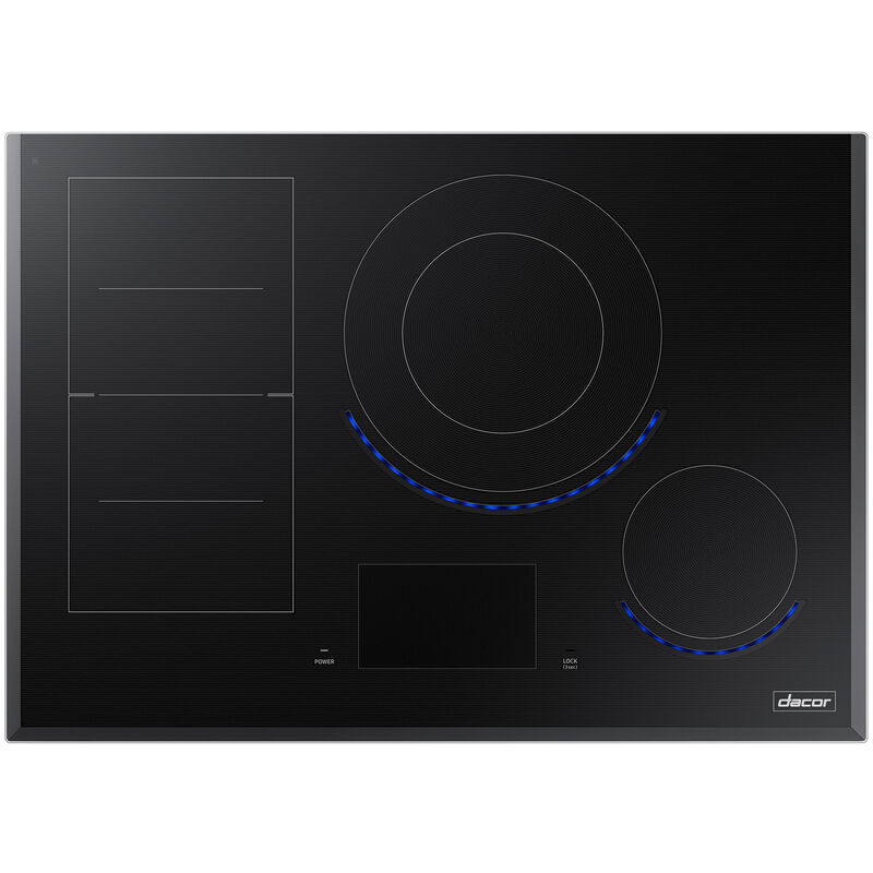 Dacor Contemporary 30 in. 4-Burner Smart Induction Cooktop with Simmer Burner & Power Burner - Black Glass, , hires