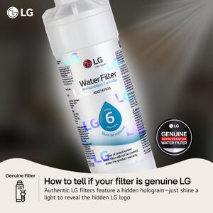 LG 6-Month Replacement Refrigerator Water Filter - LT800PC, , hires