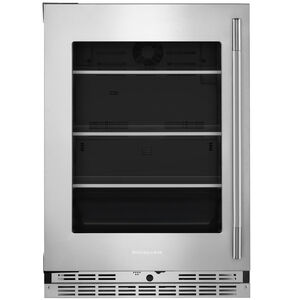 KitchenAid 24 in. 5.2 cu. ft. Undercounter Refrigerator - Stainless Steel with PrintShield Finish, , hires