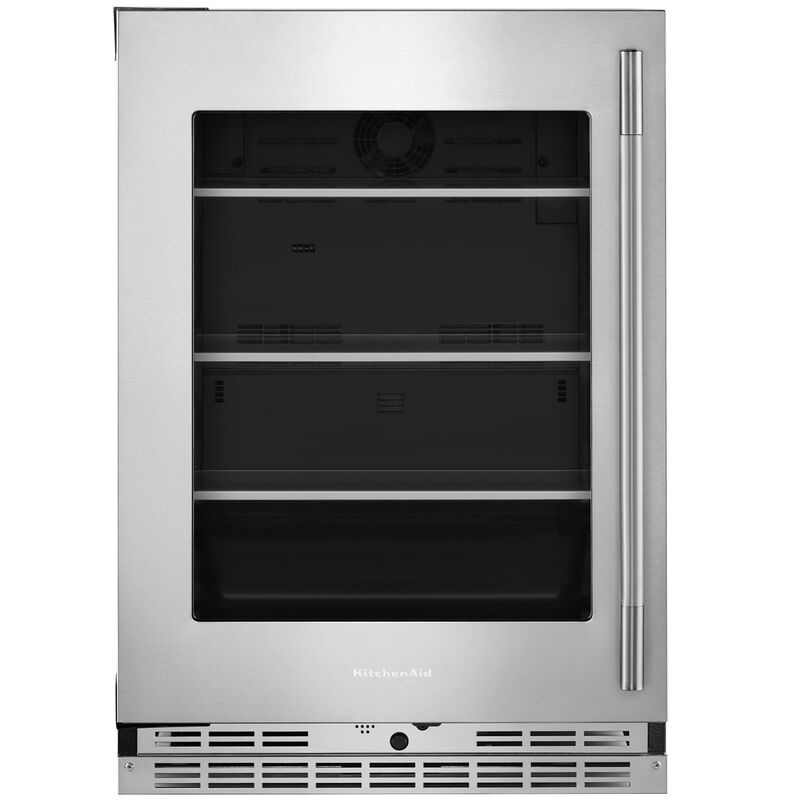 KitchenAid 24 in. 5.2 cu. ft. Undercounter Refrigerator - Stainless Steel with PrintShield Finish, , hires