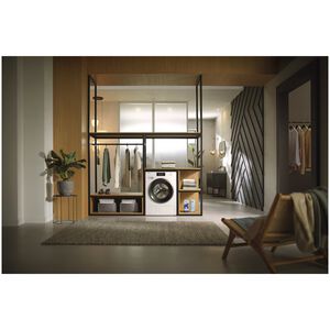 Miele 24 in. 2.26 cu. ft. Smart Stackable Front Load Washer with Sanitize & Steam Cycle - Lotus White, , hires